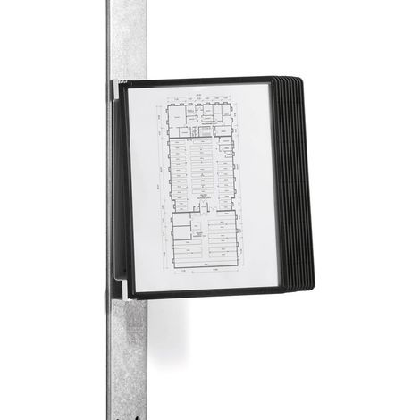 Durable 591801 Pannello espositivo Nero (L x A x P) 325 x 390 x 260 mm DIN A4 (1/4)
