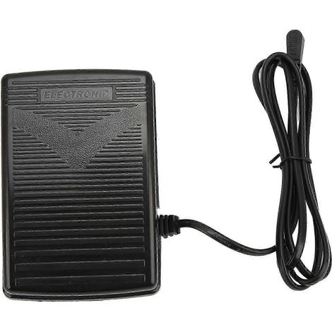 Pédale de commande pour machines à coudre Singer SC220, 6160, 6180, 5400 et XL400 : accessoire en plastique (1/5)