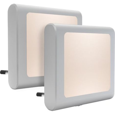Lot de 2 veilleuses LED à détecteur de mouvement, lampe de chevet sans fil pour chambre à coucher (1/5)