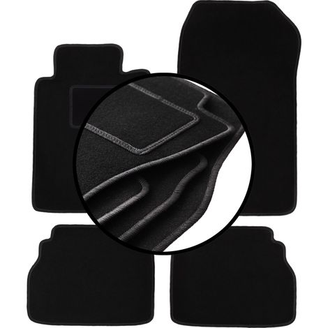 Set di tappetini in velluto per: Mercedes Classe E W210 berlina, station wagon (1995-2003)