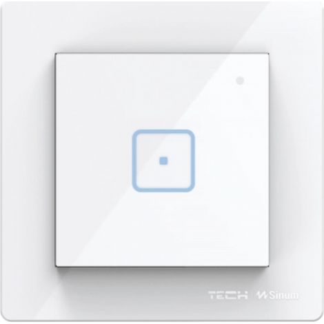 Interruptor unipolar inalámbrico Blanco FS-01 Tech Controllers