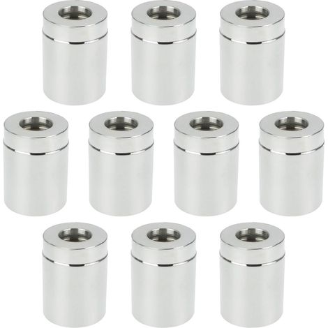 Pack of 10 Hydraulic Crimp Fittings, Non-Stripped Hydraulic Crimp Fittings for Hoses, Suitable for SAE R1AT/R2AT 1/4 Inch Hoses (1/5)