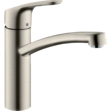 HANSGROHE Focus M41 160 grifo de cocina aspecto acero inoxidable (1/3)