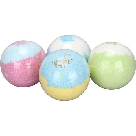 Boules de bain relaxantes pour enfants 4,6 oz, enrichies en huiles essentielles, hydratantes et apaisantes, cadeau parfait pour le bien-être (1/5)
