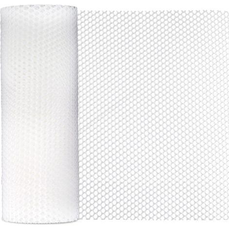 Vielseitiges weißes Sicherheitsnetz für Gärten und Balkone, 0,4 x 6 m, inklusive 50 Befestigungselementen für Umzäunungen und leichte Zäune (1/5)