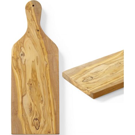 Plateau à fromage en bois d'olivier 400x140x(H)18mm - Hendi