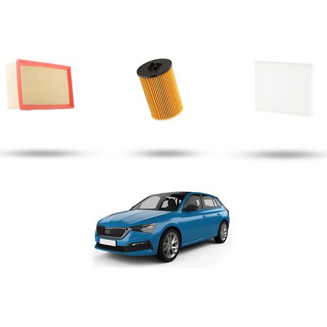 Kit tagliando 3 filtri compatibile con Skoda Scala 1.6 TDI 85kw Dal 2019 (1/5)