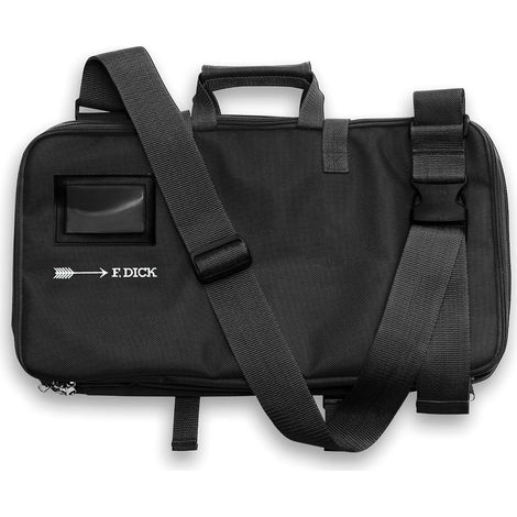 Dick Kochtasche Messertasche, Textilstoff, 3 große Fächer, Mappe für 34 Messer (1/2)