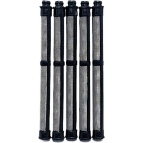 5er-Pack Auffangfilter, 60-Mesh-Filter für Airless-Farbspritzgeräte, Filter für Airless-Spritzpistolenpumpen (1/4)