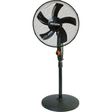VOLTENO Standventilator Schwarz 40 cm Rundfuß (1/4)