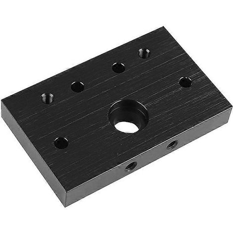 Plaque de Fixation Visage pour Poutre C - Support de Montage Machine (1/5)