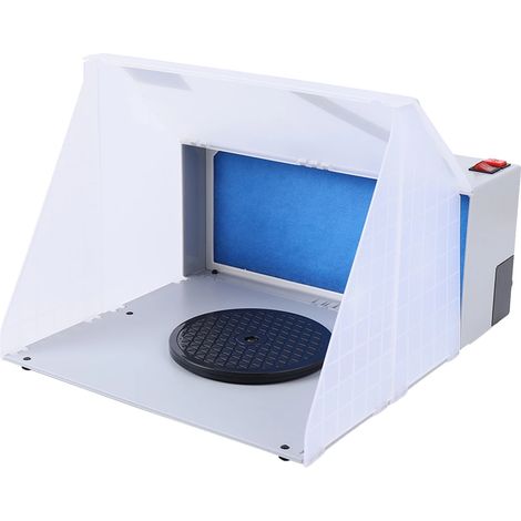 Cabine de peinture aérographe portable, filtration efficace, design compact (1/5)