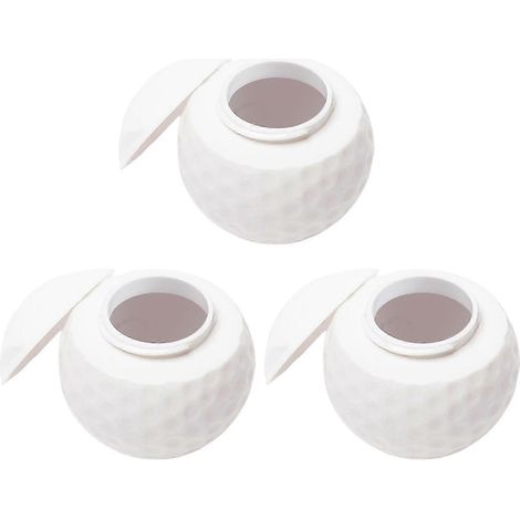 Verre à vin original en plastique en forme de balle de golf de 1/3 pouce avec couvercle, réutilisable, compatible avec les décorations de fête sur le thème du golf, disponible en plusieurs couleurs. (1/5)