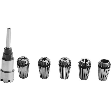 Adaptateur de pince de défonceuse ER16 de 1/4 pouce, rallonge de mandrin avec ressort pour machine à graver (1/5)