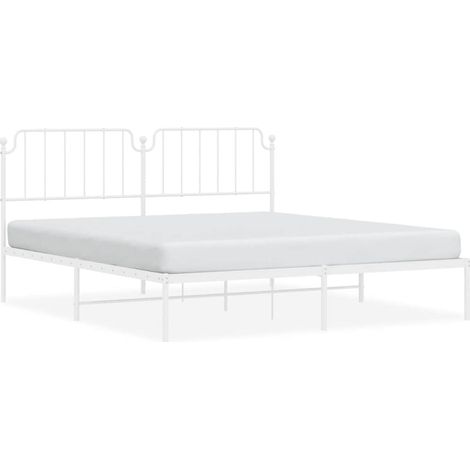 Maison Exclusive - Estructura cama sin colchón con cabecero metal (1/5)