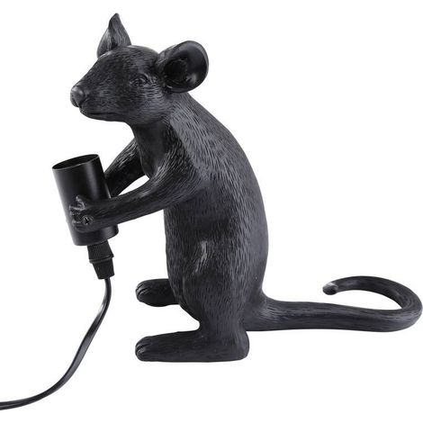 Maus-Tischleuchte „Stuart“ aus Harz