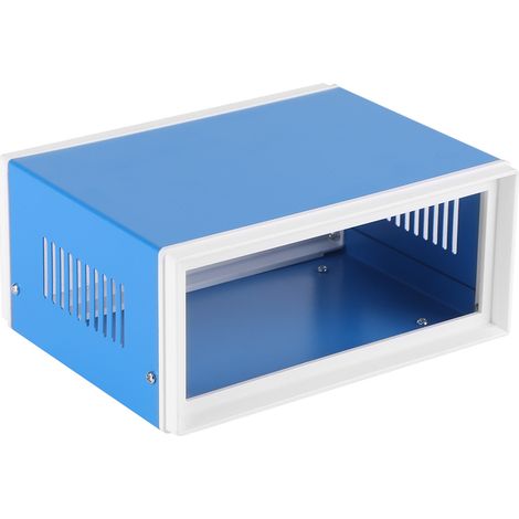 170 x 130 x 80 mm Blaue Metallgehäuse-Projektbox DIY-Anschlussdose (1/5)