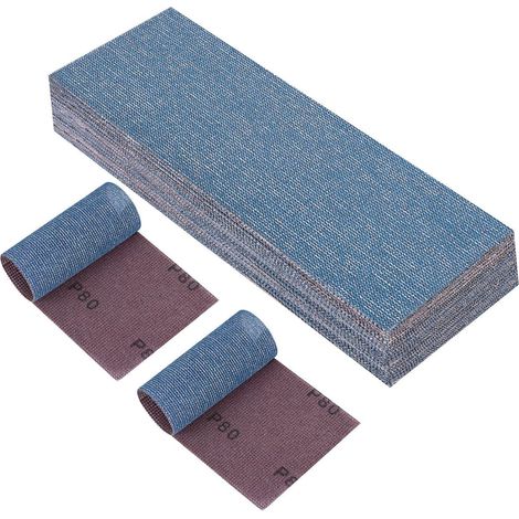 Schleifstreifen Netz Klett 80x230mm 25 Stück 80 körnung (1/5)