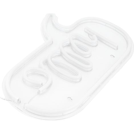 Enseigne murale néon LED HELLO - Décoration murale lumineuse tendance pour chambre et maison - Accessoires pour fêtes et événements - Alimentation USB (1/5)