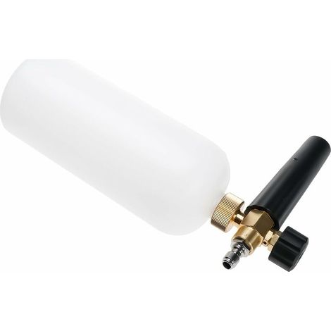 Pistolet à mousse à neige Lance à mousse Nettoyeur haute pression pour le lavage de voiture Canon à mousse à neige réglable (bouteille de mousse) (1/5)
