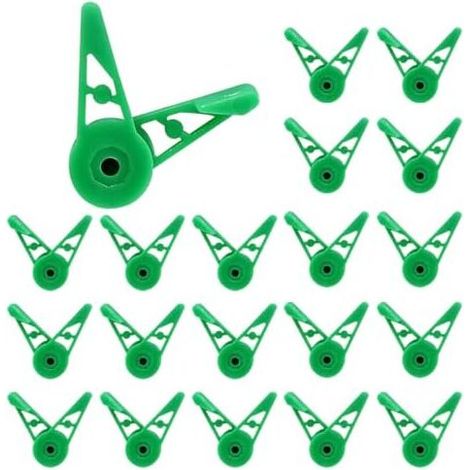 CSPARKV 35x10x2mm 20 Pièces Tuteurs de Plantes 360 Degrés Réglables Outil de Modélisation de Branches Convient pour Vignes Fleurs et Autres Besoins de Jardinage (1/5)