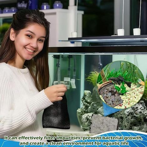 Aquarium Filter Polyester Filter Bags for Filter Media (1/4)