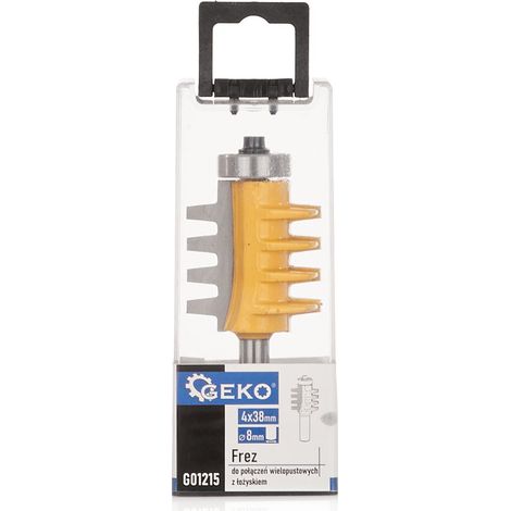 Fraise pour joints cannelés avec roulement 4x38mm - queue de 8mm (10/100)