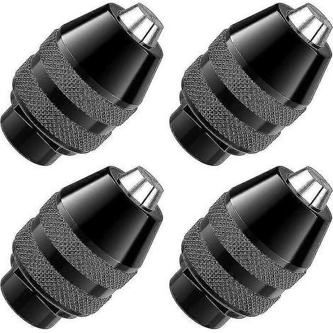 Mandrin sans clé de rechange pour perceuse 4486, lot de 4, de 1/32 po à 1/8 po (1/5)