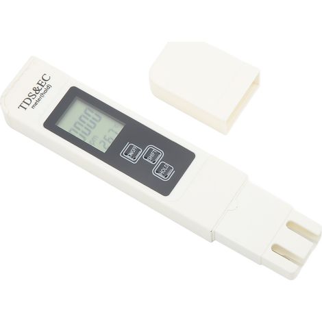 Thermomètre TDS LCD Celsius Fahrenheit réglable haute précision stable, testeur EC polyvalent pour eau, affichage large, usage professionnel (1/5)