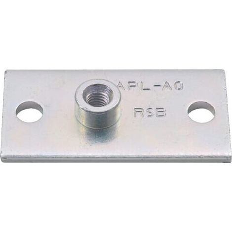 Piastra a 2 fori acciaio Gr.0 STAUFF RS9410 (1/5)