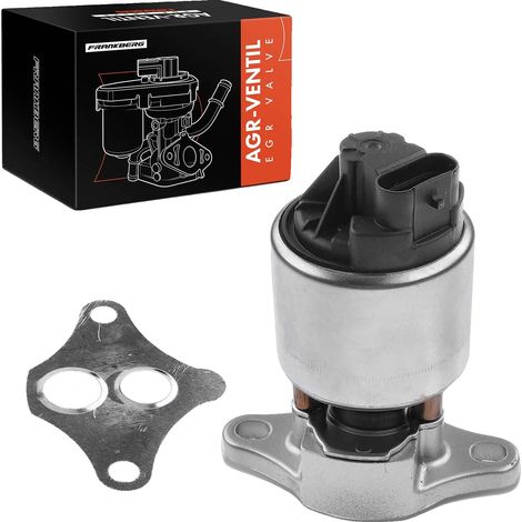 Vanne de recirculation des gaz d'échappement, 12V, fonctionnement électrique, vanne de contrôle, 5 contacts de connecteur, joint inclus (1/5)