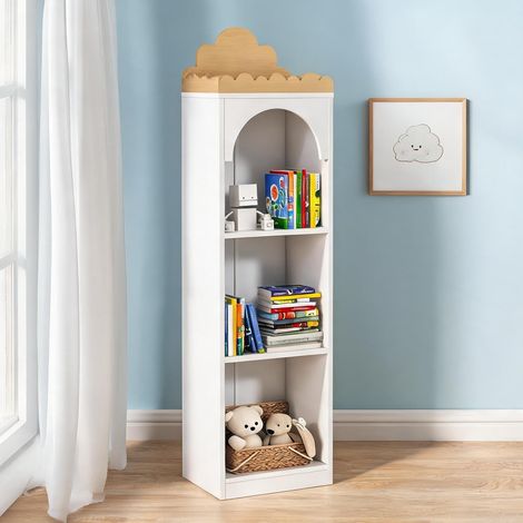 Étagère à livres enfant 3 niveaux design nuage 139,5 cm (1/5)