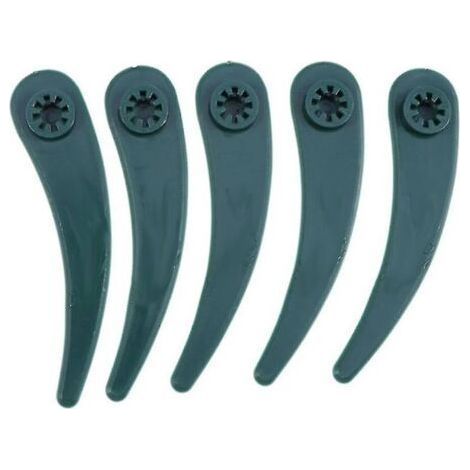 Jeu de 50 lames en plastique pour tondeuses à gazon Bosch Art23-18li et Art26-18li (1/4)