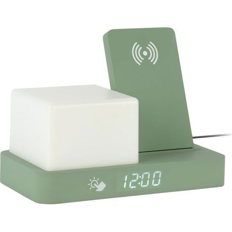 Réveil Matin Rétro avec Veilleuse LED Intégrée Horloge de Chevet pour Chambre - PANGIVO (1/4)