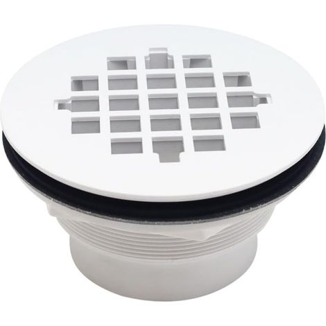 Sistema de desagüe para ducha compatible con accesorios de tubería y diseñado para instalaciones con azulejos o platos de ducha. (1/5)