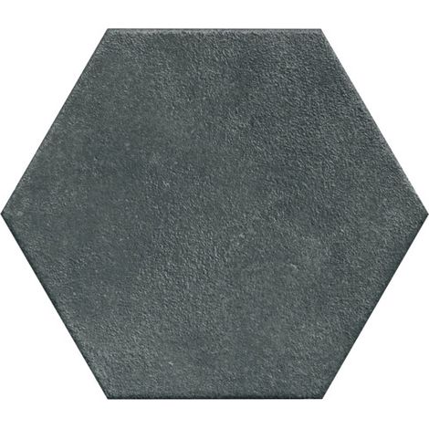 Aelle - Carrelage sol / mur hexagonal effet ciment 25x21,6 cm TERRACRETA Oltremare Esagono - Vendu par boîte de 1,18 m² (1/5)