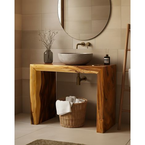 Arden - Meuble sous vasque en bois massif
