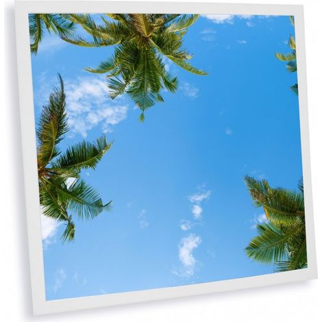 Pack de 1 dalle LED imprimée - California - 600x600mm - Fabriqué en France (alimentation non fournie)