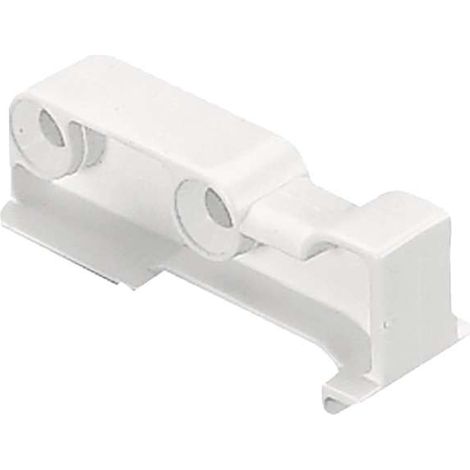 Supports d'emboîtement arrière pour coulisses - Décor : Blanc - Position : Arrière - HETTICH (1/3)