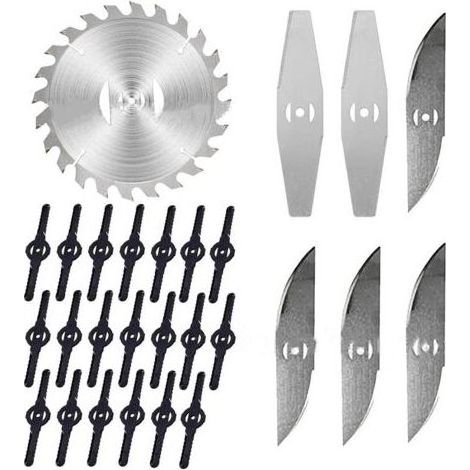 Ersatzmesser für Akku-Rasentrimmer, elektrische Metall-Freischneider, Zubehör für Akku-Rasentrimmer (1/5)