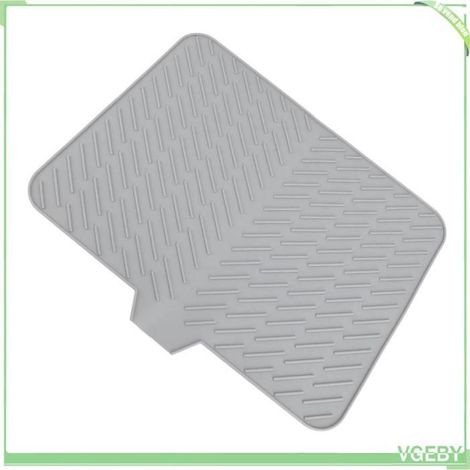 Tapis de séchage de vaisselle - FAFEICY - Silicone - Résistant à la chaleur - Design élégant - 43 x 58 cm (1/4)