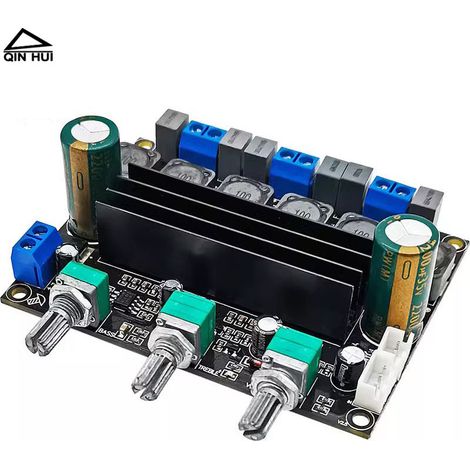 TPA3116D2 2.1 High-Power-Digital-Soundkarte, Dreikanal-Verstärkerplatine mit 2 x 50W + 100W Subwoofer-Modul (1/4)