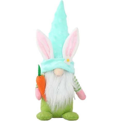 Handgefertigter Osterwichtel-Hasen, Plüschtier zur Puppendekoration, Frühlingsgeschenk für Kinder, Partydekoration für Zuhause.