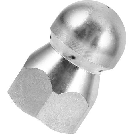 Buse de Nettoyage pour Égout en Acier Inoxydable Petite Buse à Jet 3/8 Haute Pression pour Machine de Nettoyage D’égouts Usage Industriel et Résidentiel (1/5)