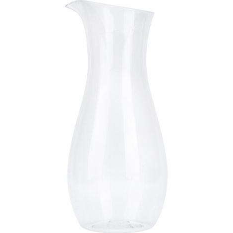 Carafe en acrylique transparent pour jus, eau, vin et boissons – Pichet déco bar maison (1/5)