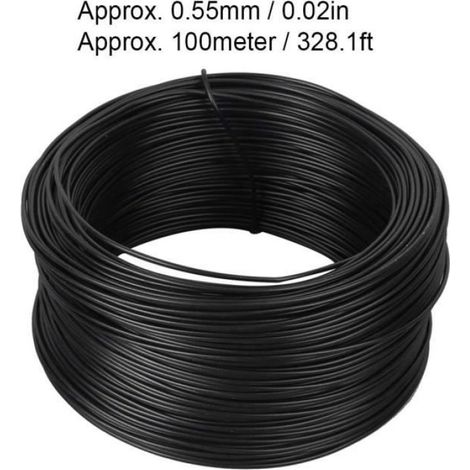Fil de Fer - 100 mètres - 0.55 mm - Galvanisé - Anti-corrosion (1/4)