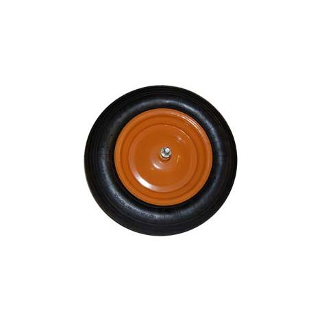 RUOTA PER CARRIOLA PNEUMATICA PERNO MM.12X170  perno mm.12x170, interasse mm.110    ALTE
