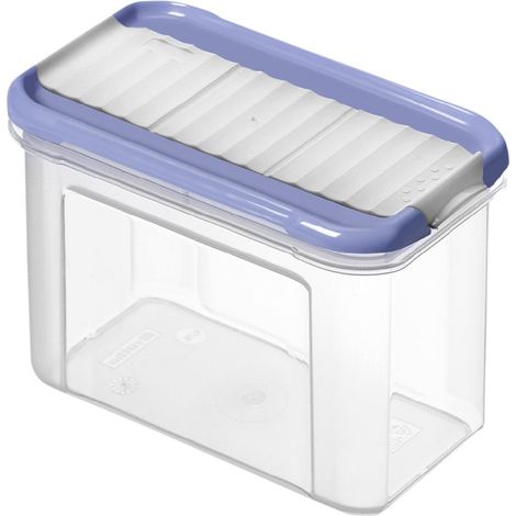 Rotho Vorratsdose Domino, 0,75 l horizon blau, Streudose
