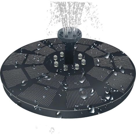 Fontaines solaires de 3,5 W, jeux d'eau flottants pour piscines extérieures (1/5)