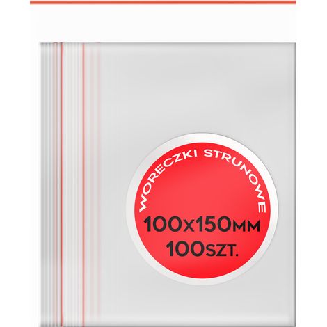 SACCHETTI CON CHIUSURA A ZIP 100/150 100 pezzi